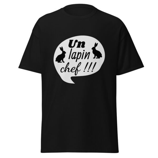 T-shirt "Un lapin chef !!!" – Image 4