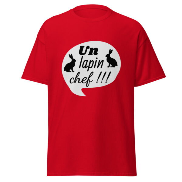 T-shirt "Un lapin chef !!!" – Image 8