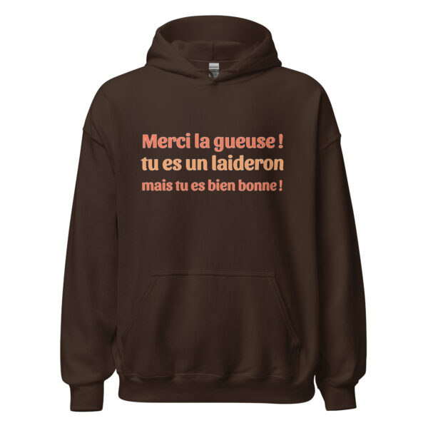 Sweat à capuche "tu es un laideron mais tu es bien bonne !" – Image 8