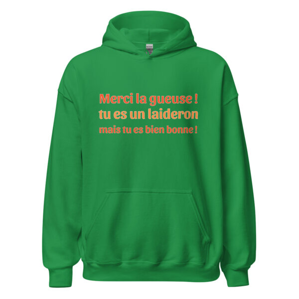 Sweat à capuche "tu es un laideron mais tu es bien bonne !" – Image 19