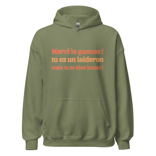 Sweat à capuche "tu es un laideron mais tu es bien bonne !" – Image 21