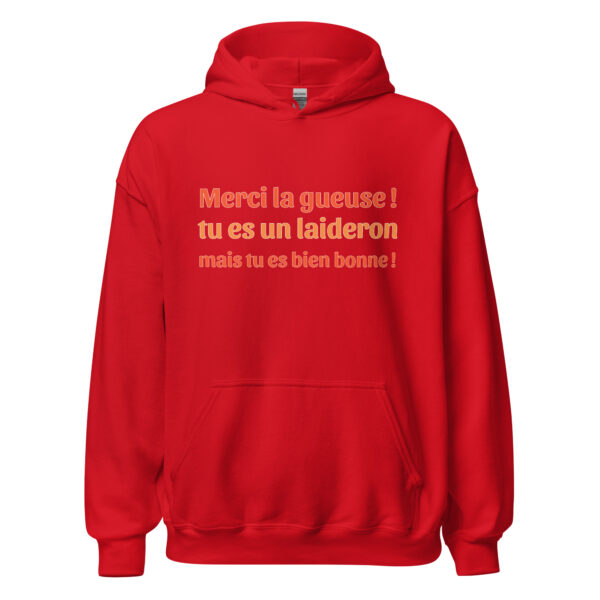 Sweat à capuche "tu es un laideron mais tu es bien bonne !" – Image 10