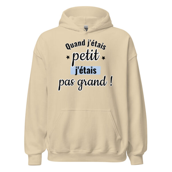 Ce sweat à capuche affiche une expression humoristique pleine d'autodérision et de légèreté. Parfait pour ceux qui aiment jouer avec les mots et l'humour simple, il apporte une touche de fun à votre style tout en vous gardant bien au chaud !