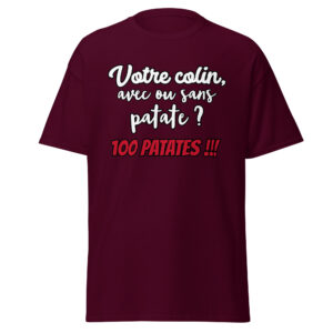 T-shirt les 3 frères « 100 patates !!! »